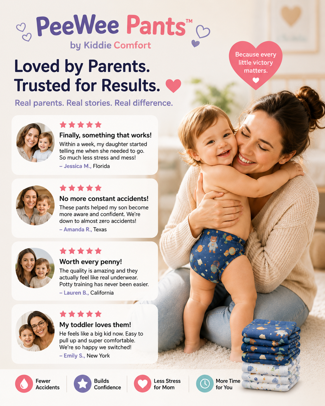 PeeWee Pants™ Potty Training Underwear